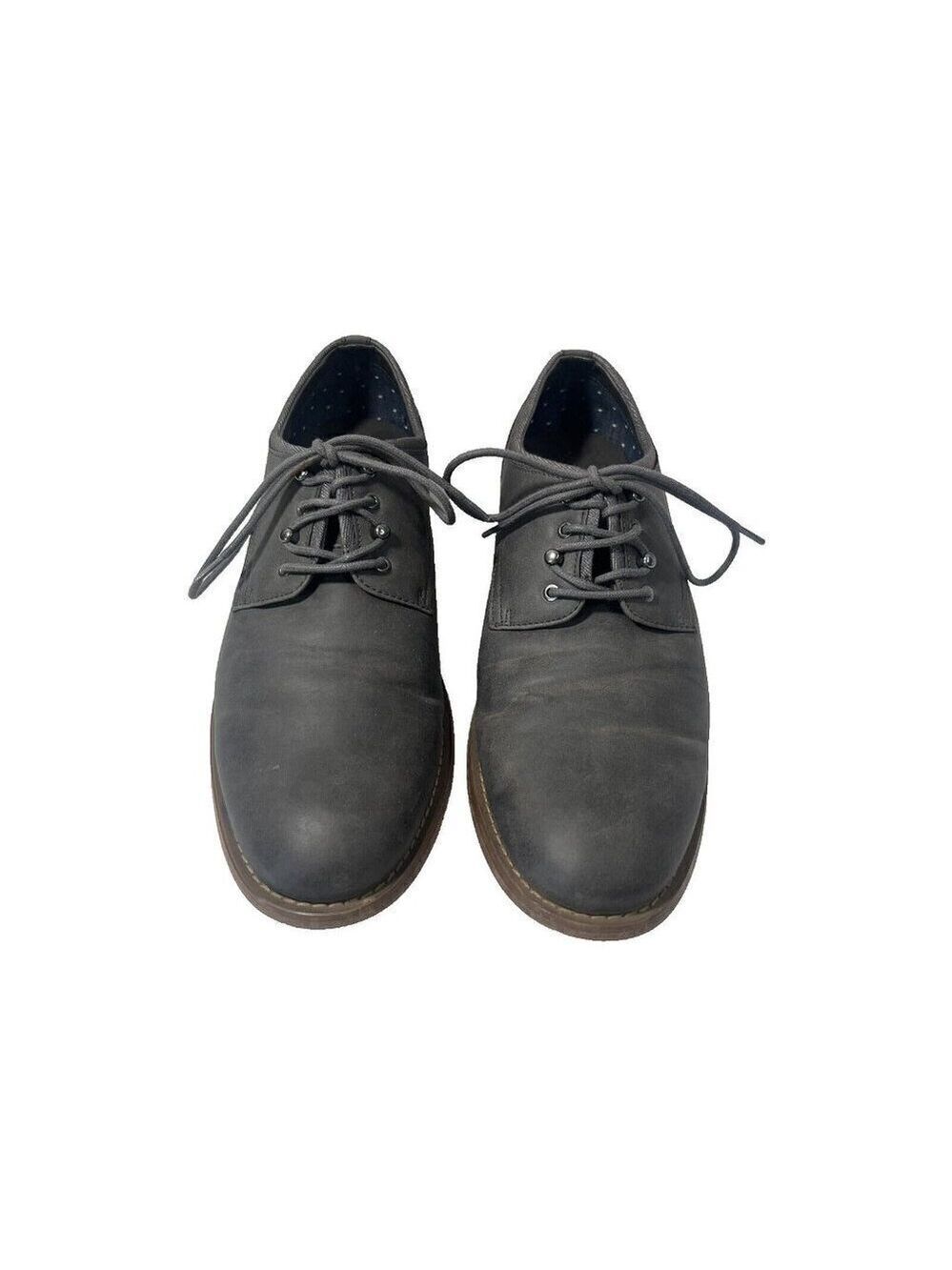 Hawker Rye Porewia Speed Lace Derby leather Gray Size 10.5